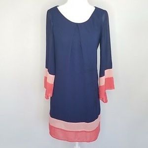 BCX dress with flowy sleeves